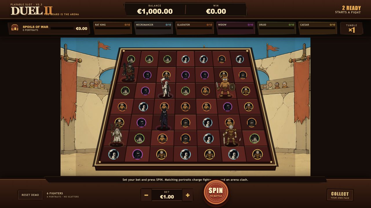 DUEL II playable slot demo